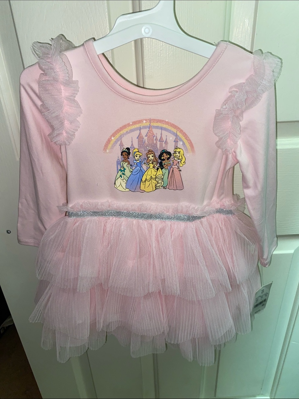 Disney Pink Princess Tulle Tiered Dress